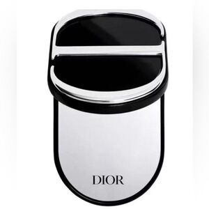 DIOR Smart Phone Pop Socket Phone Ring Mirror Stand Black/Silver Compact
